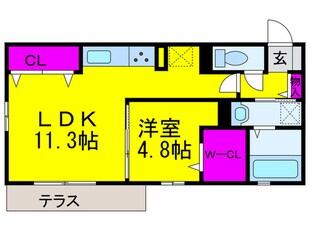 コンフォートキューブの物件間取画像